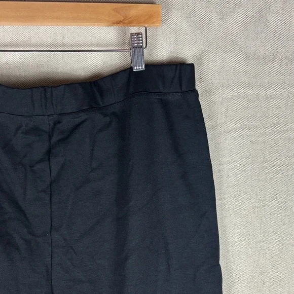Eileen Fisher > Black Stretch Work Pants 3X - Picture 2 of 8